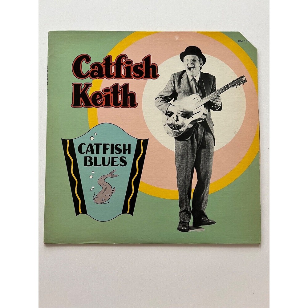 Catfish Keith Catfish Blues LP 1985 Kicking Mule Records KM 179 VG+